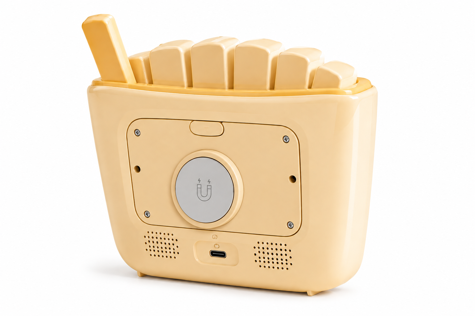 FreshMate 背部磁吸、扬声器与接口结构